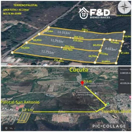 TERRENO EN SAN ANTONIO DEL TÁCHIRA – PALOTAL