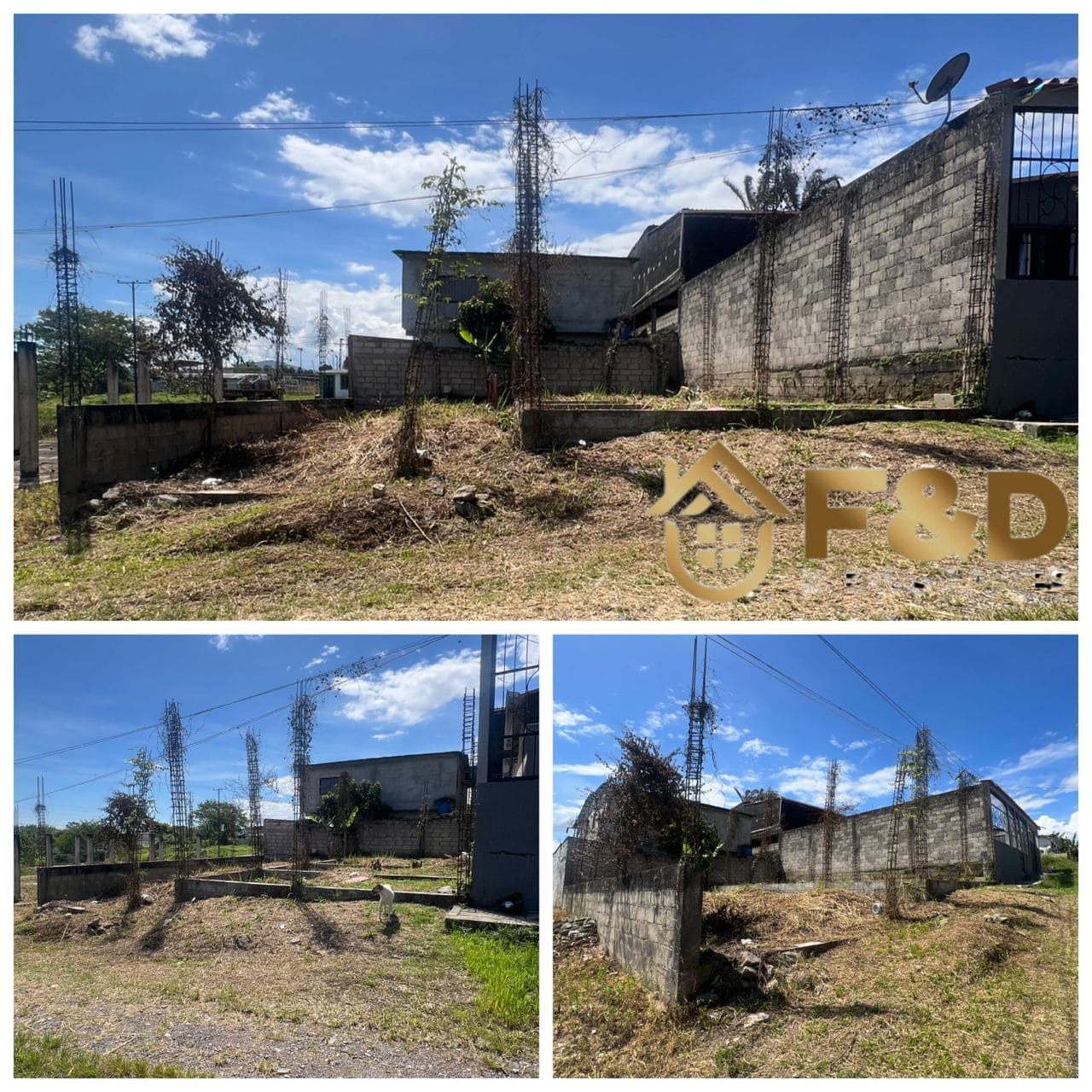 TERRENO EN  AVANCE DE CONSTRUCCION EN LA AZUCENA